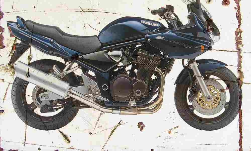 Suzuki GSF1200S Bandit 2001 Aged Vintage A4 Photo Print