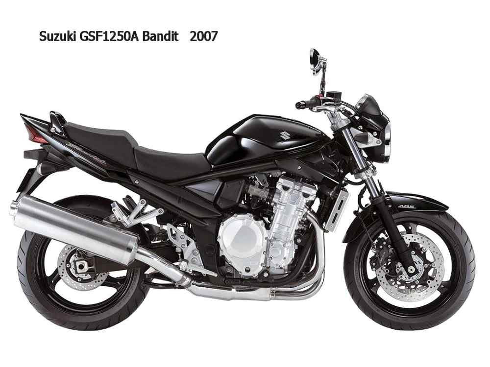 Suzuki GSF1250A Bandit 2007 motorbike A4 Photo Print