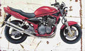 Suzuki GSF600 Bandit 2000 Aged Vintage A4 Photo Print