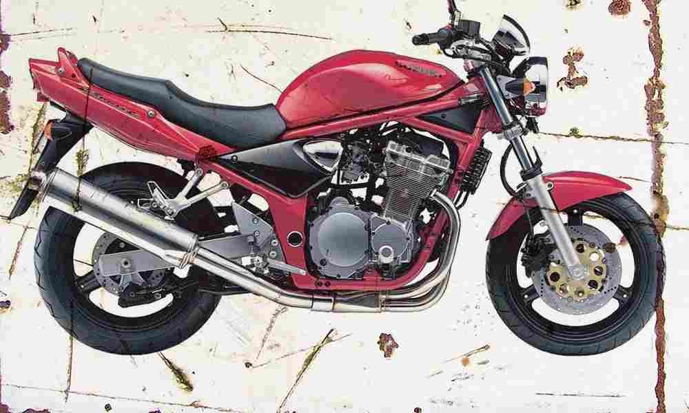 Suzuki GSF600 Bandit 2000 Aged Vintage A4 Photo Print