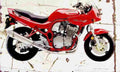 Suzuki GSF600S Bandit 1997 Aged Vintage A4 Photo Print