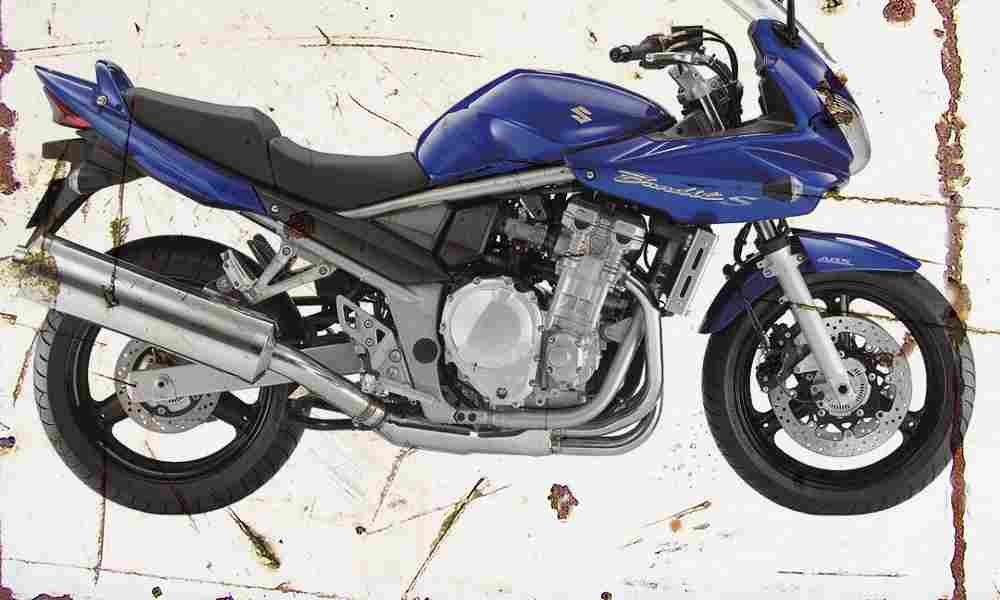 Suzuki GSF650S Bandit 2007 Aged Vintage A4 Photo Print