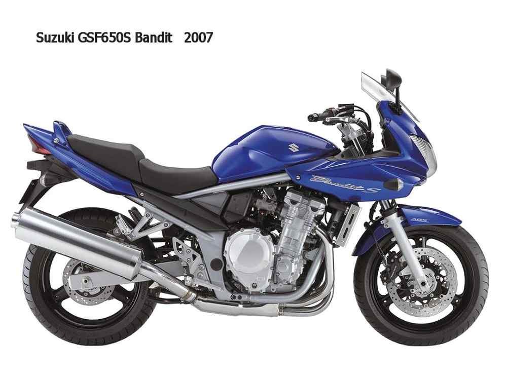 Suzuki GSF650S Bandit 2007 motorbike A4 Photo Print