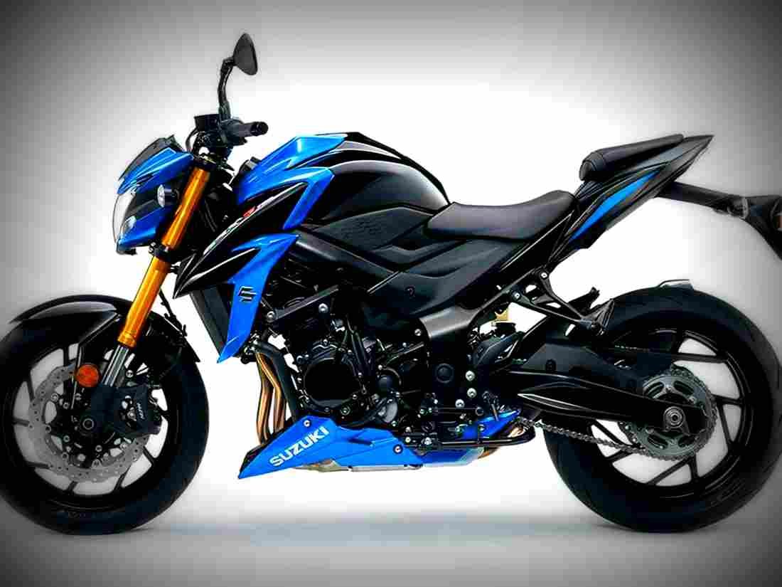 Suzuki GSR 750 2017 1 motorbike A4 Photo Print
