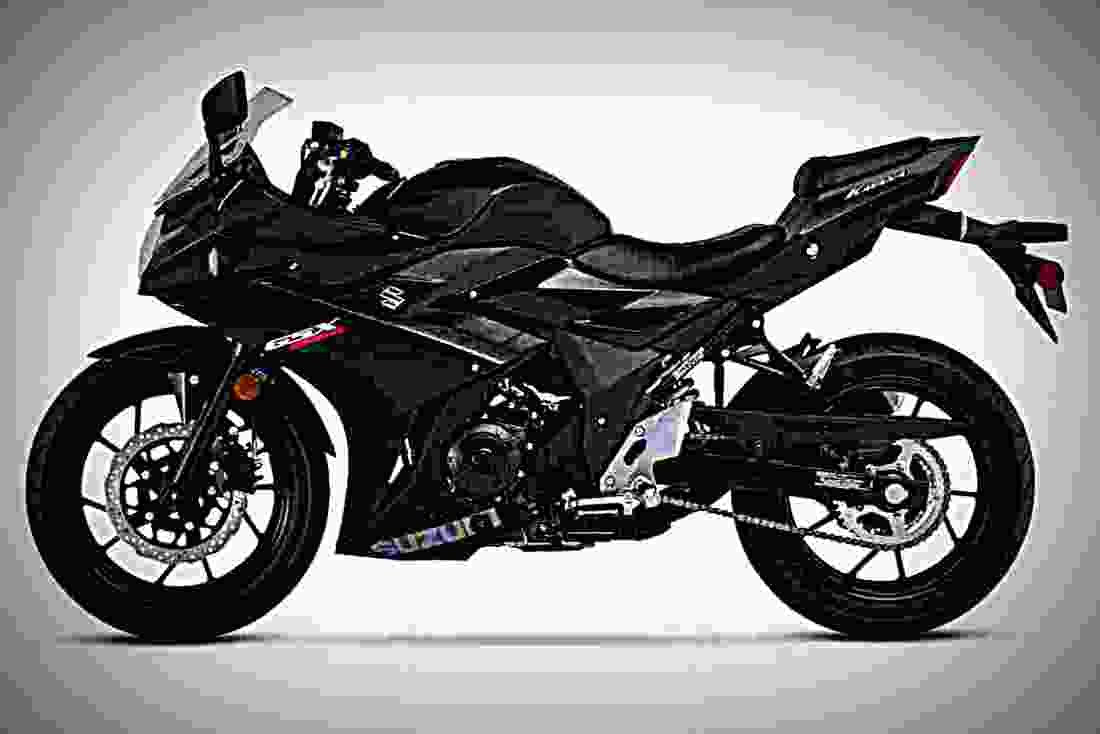 Suzuki GSR250 2018 1 motorbike A4 Photo Print
