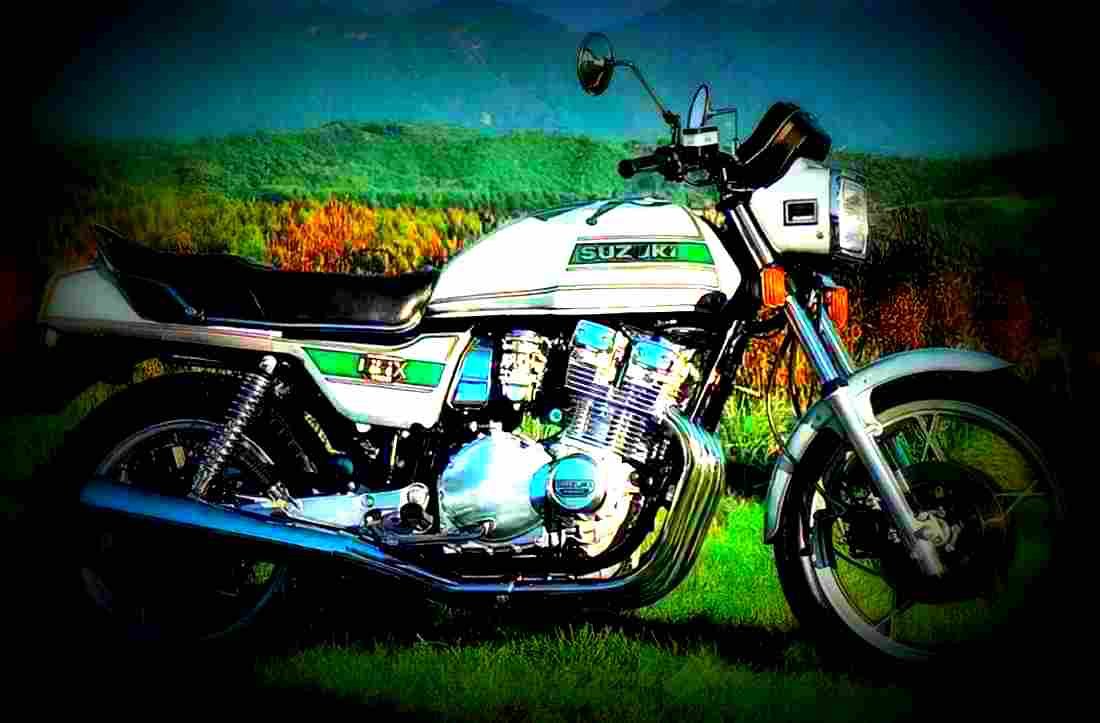 Suzuki GSX 1100 E 1982 1 motorbike A4 Photo Print