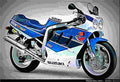 Suzuki GSX 1100 E 1985 2 motorbike A4 Photo Print