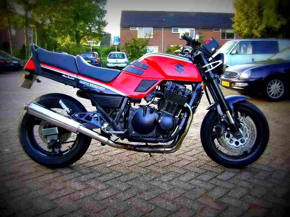 Suzuki GSX 1100 EF 1986 1 motorbike A4 Photo Print