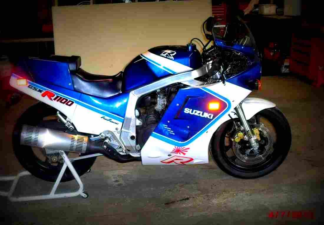 Suzuki GSX 1100 EF 1987 6 motorbike A4 Photo Print
