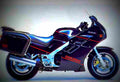 Suzuki GSX 1100 EF (reduced effect) 1986 1 motorbike A4 Photo Print
