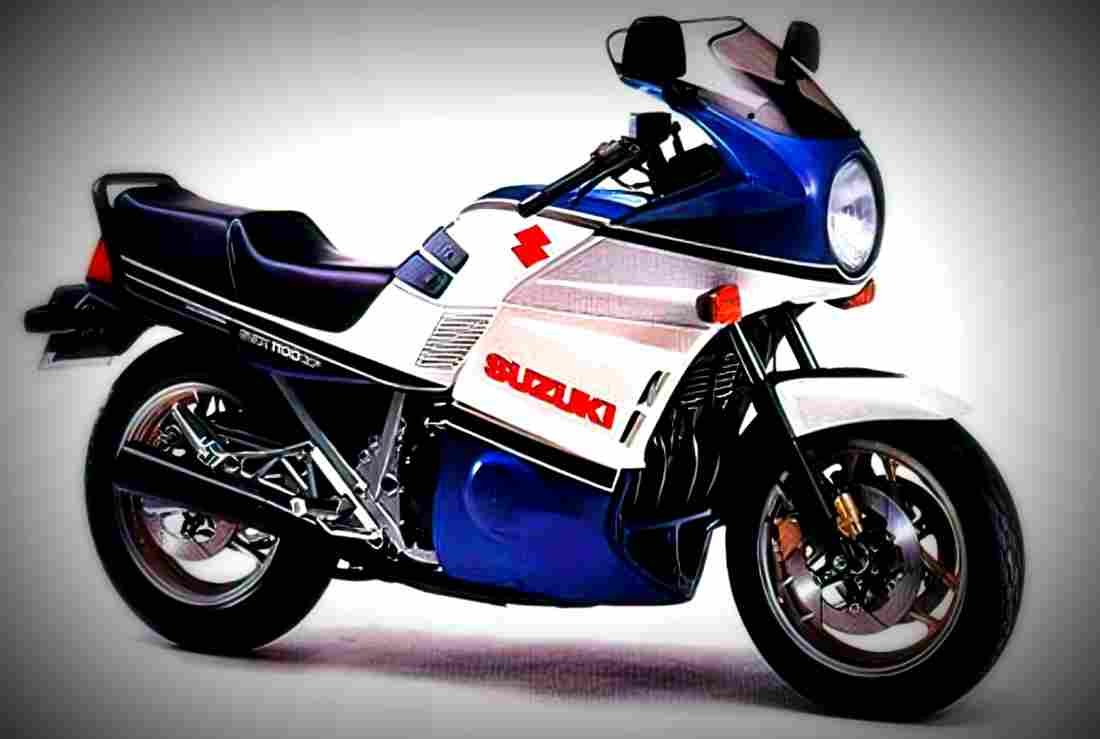 Suzuki GSX 1100 EF (reduced effect) 1987 6 motorbike A4 Photo Print