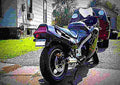 Suzuki GSX 1100 F 1995 6 motorbike A4 Photo Print