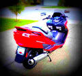 Suzuki GSX 1100 F (reduced effect) 1988 5 motorbike A4 Photo Print