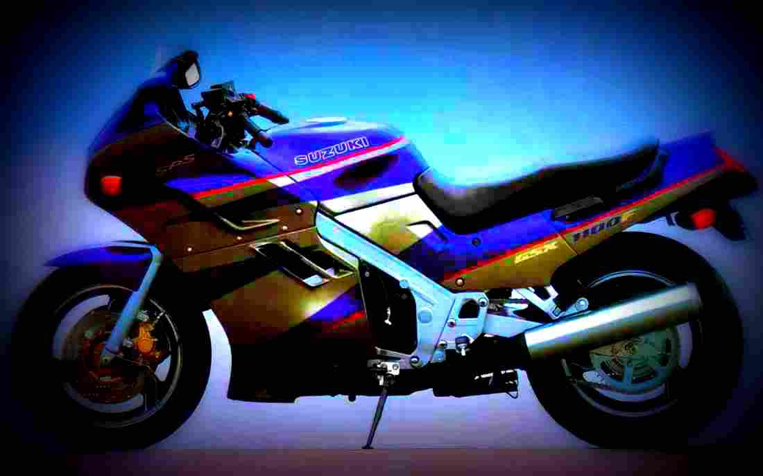 Suzuki GSX 1100 F (reduced effect) 1992 1 motorbike A4 Photo Print