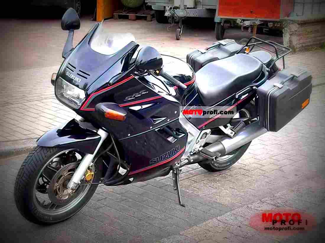 Suzuki GSX 1100 F (reduced effect) 1992 5 motorbike A4 Photo Print