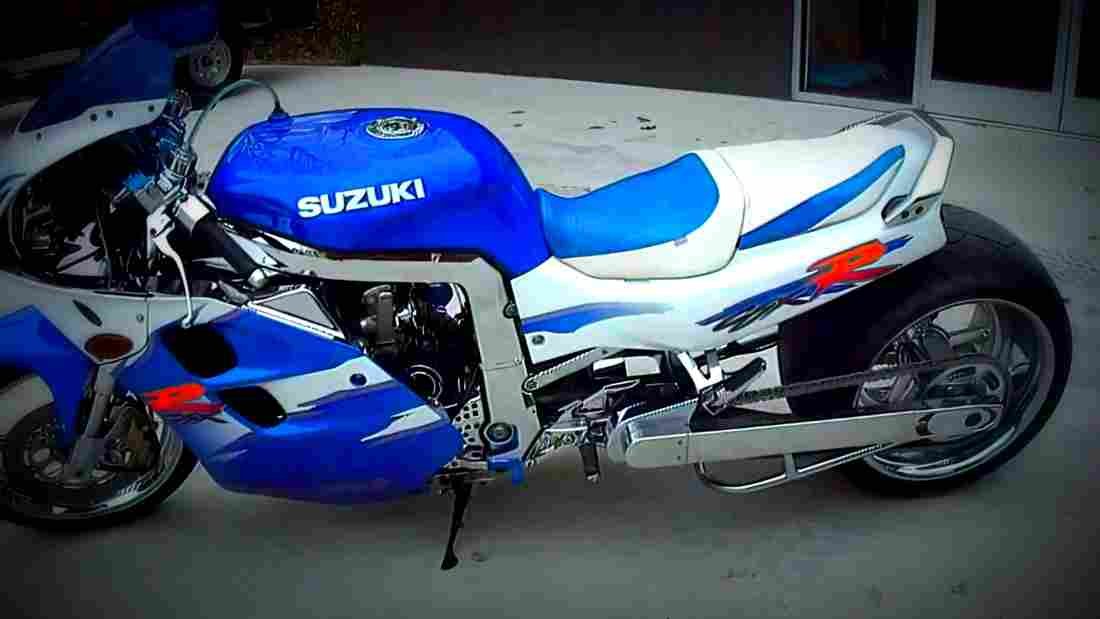 Suzuki GSX 1100 FR 1994 1 motorbike A4 Photo Print