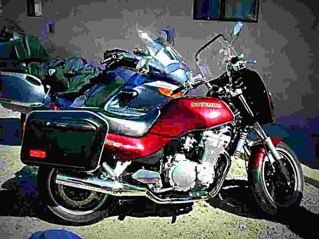 Suzuki GSX 1100 G 1991 4 motorbike A4 Photo Print