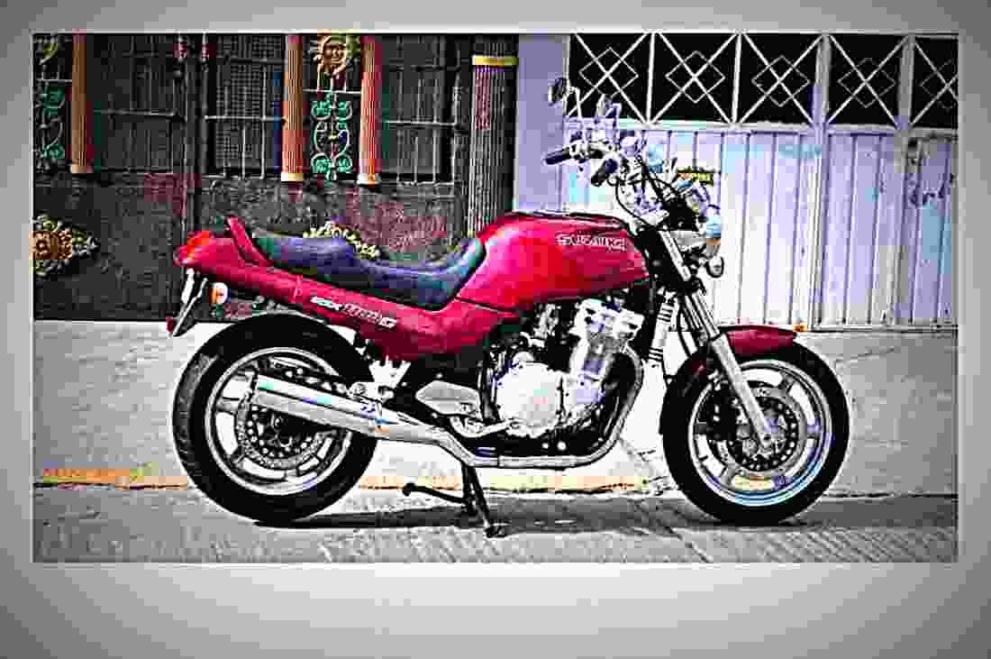 Suzuki GSX 1100 G 1991 5 motorbike A4 Photo Print