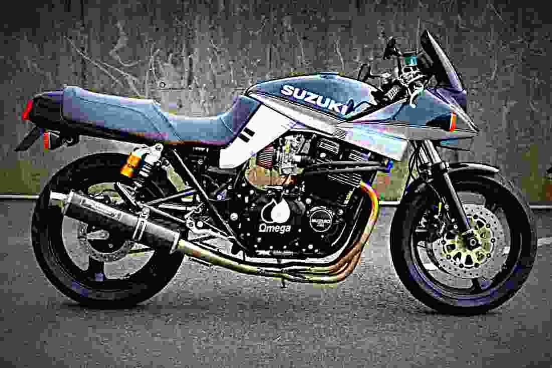 Suzuki GSX 1100 S Katana 1981 1 motorbike A4 Photo Print