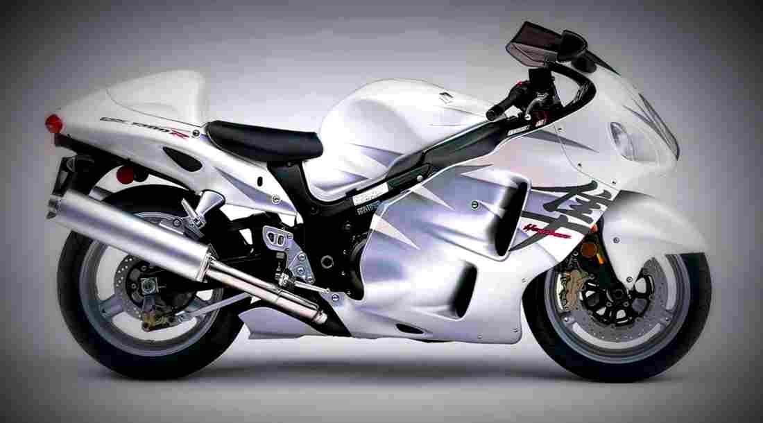 Suzuki GSX 1300 R Hayabusa 2001 4 motorbike A4 Photo Print