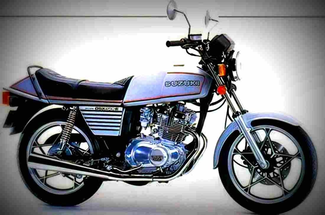 Suzuki GSX 250 E Black Hawk 1981 3 motorbike A4 Photo Print