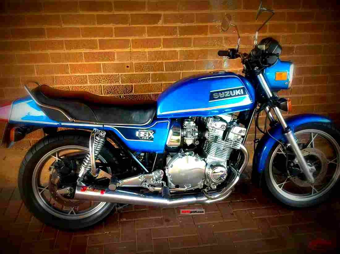 Suzuki GSX 400 E 1981 2 motorbike A4 Photo Print