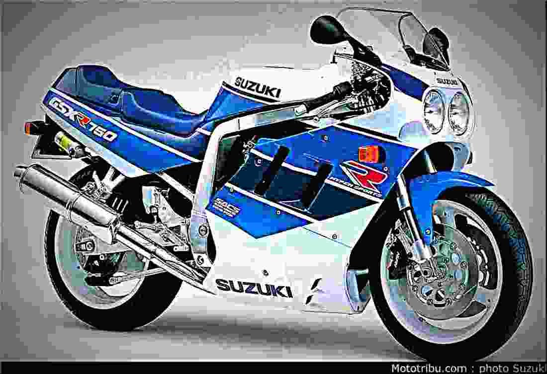 Suzuki GSX 400 E 1988 4 motorbike A4 Photo Print