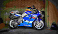 Suzuki GSX 400 F 1993 2 motorbike A4 Photo Print
