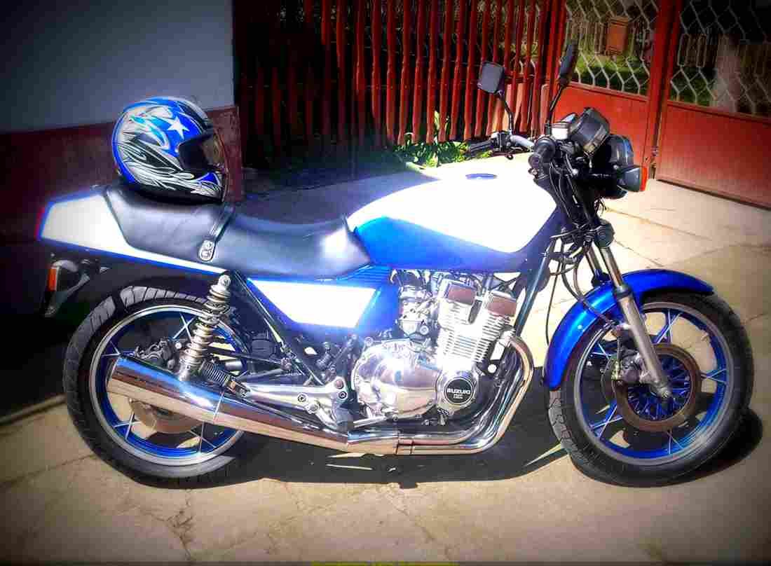 Suzuki GSX 400 S 1983 6 motorbike A4 Photo Print