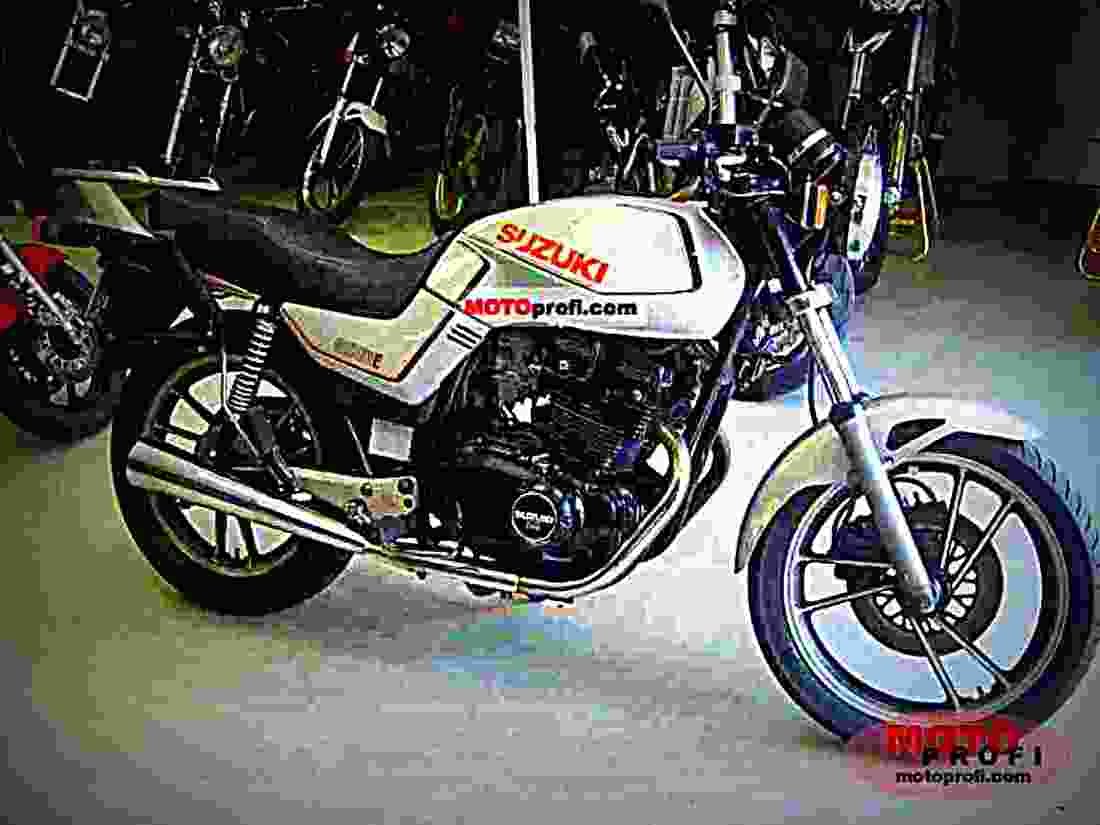 Suzuki GSX 400 S 1984 3 motorbike A4 Photo Print