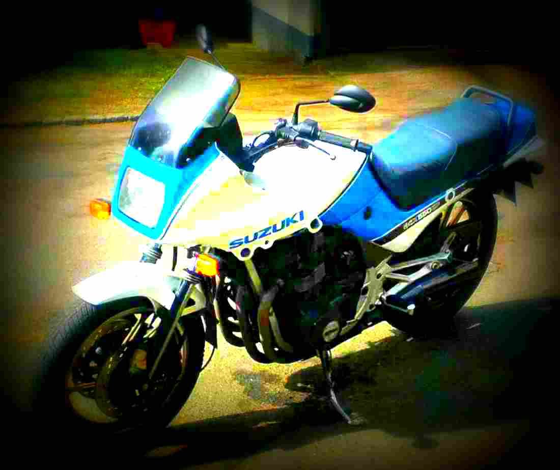 Suzuki GSX 550 EF 1986 1 motorbike A4 Photo Print