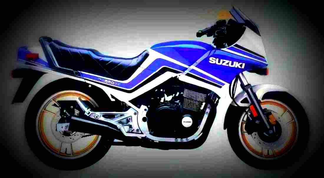 Suzuki GSX 550 ES 1984 2 motorbike A4 Photo Print