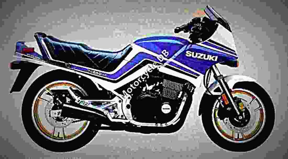 Suzuki GSX 550 ES 1987 3 motorbike A4 Photo Print