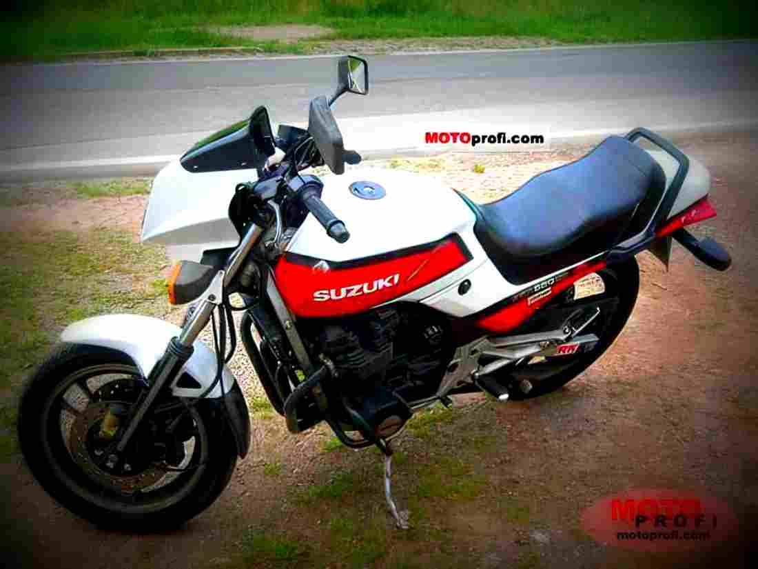 Suzuki GSX 550 ES 1987 4 motorbike A4 Photo Print