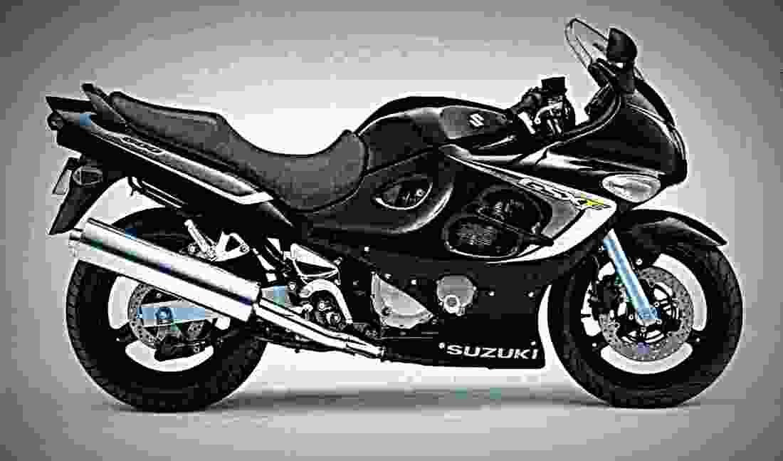 Suzuki GSX 600 F 1991 2 motorbike A4 Photo Print