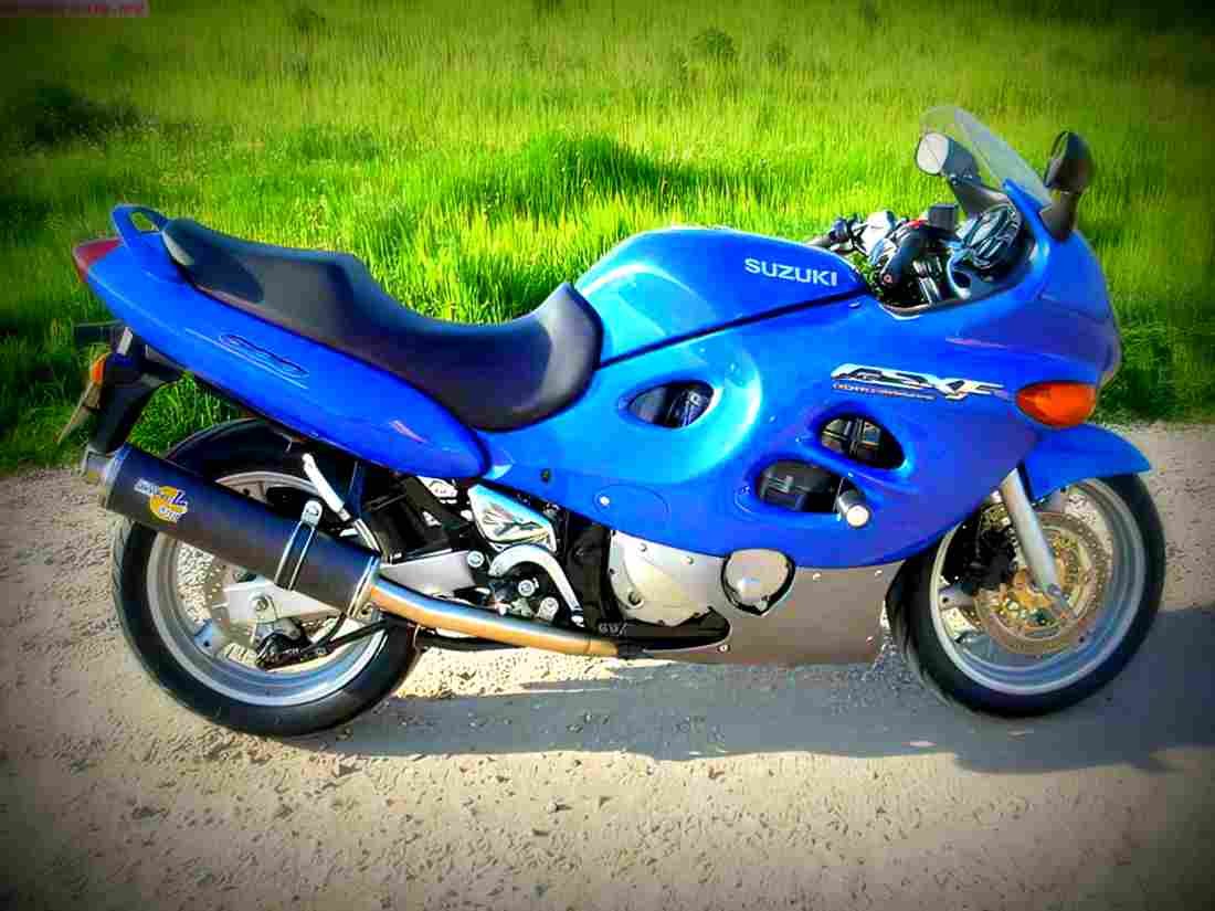 Suzuki GSX 600 F 1997 3 motorbike A4 Photo Print