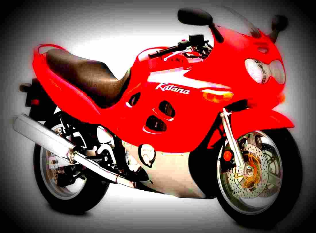 Suzuki GSX 600 F 2000 1 motorbike A4 Photo Print