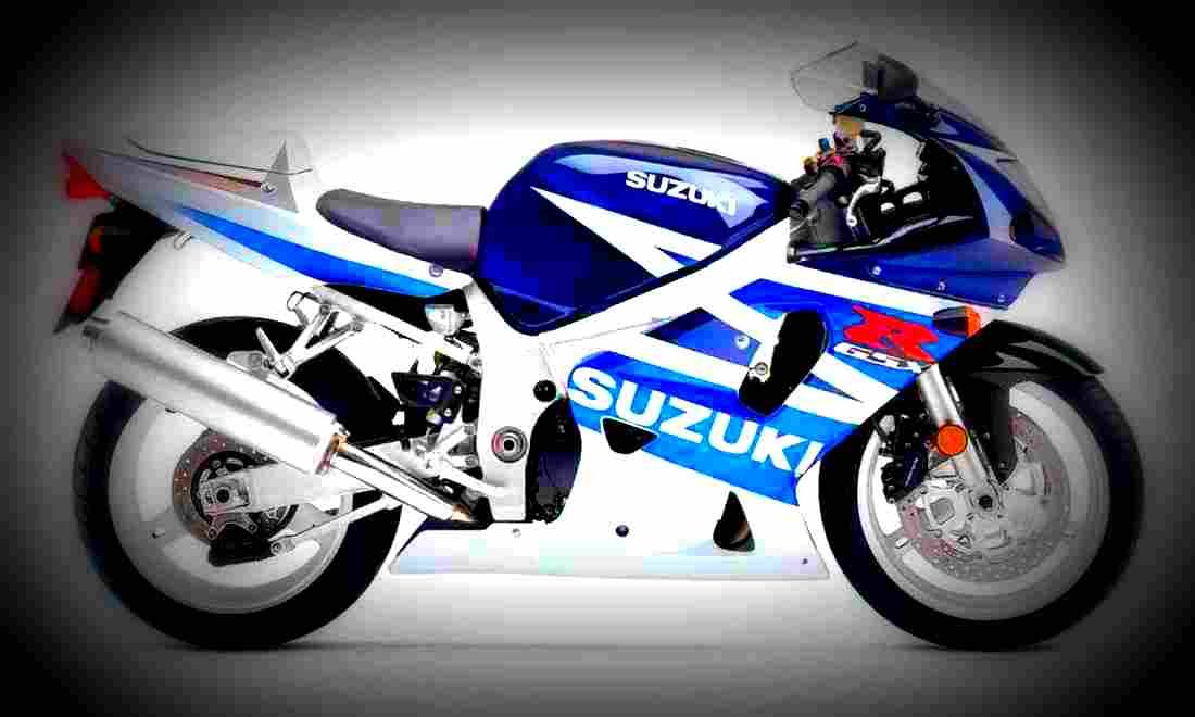 Suzuki GSX 600 F 2000 5 motorbike A4 Photo Print