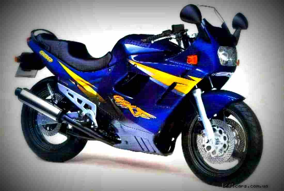 Suzuki GSX 600 F (reduced effect) 1991 2 motorbike A4 Photo Print
