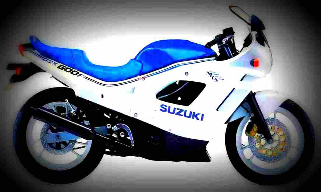 Suzuki GSX 600 FS 1995 3 motorbike A4 Photo Print