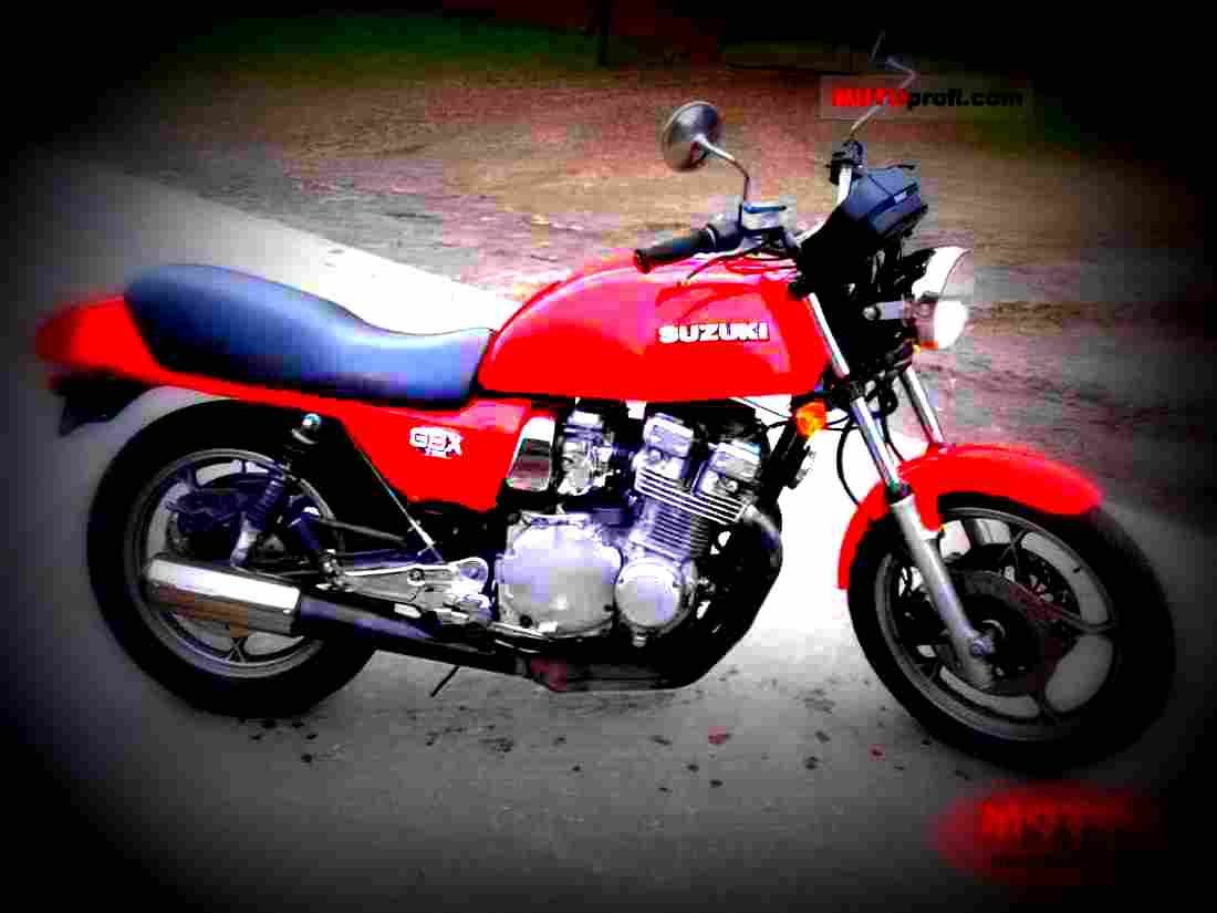 Suzuki GSX 750 1980 1 motorbike A4 Photo Print