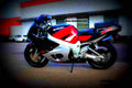 Suzuki GSX 750 1998 1 motorbike A4 Photo Print