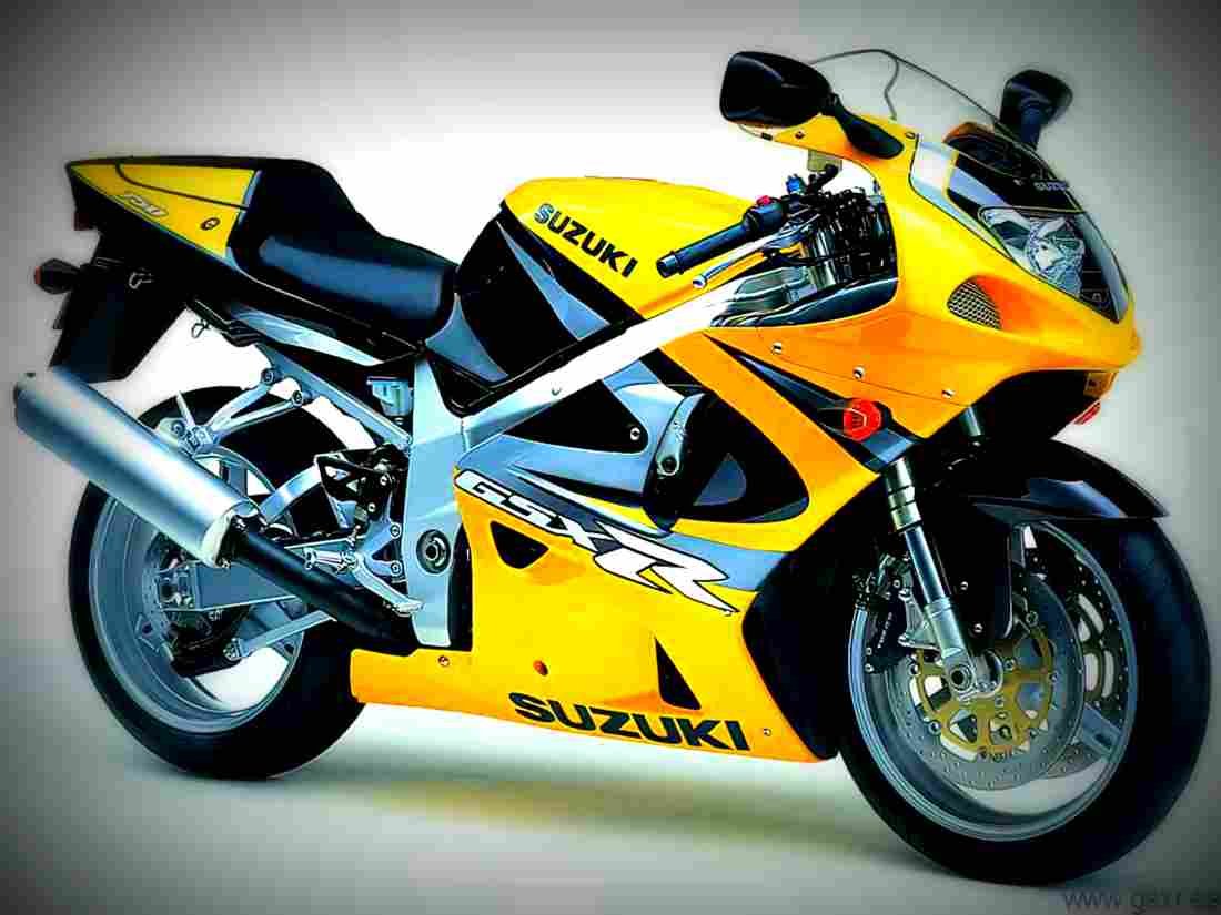 Suzuki GSX 750 2000 5 motorbike A4 Photo Print