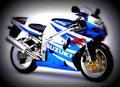Suzuki GSX 750 2001 1 motorbike A4 Photo Print