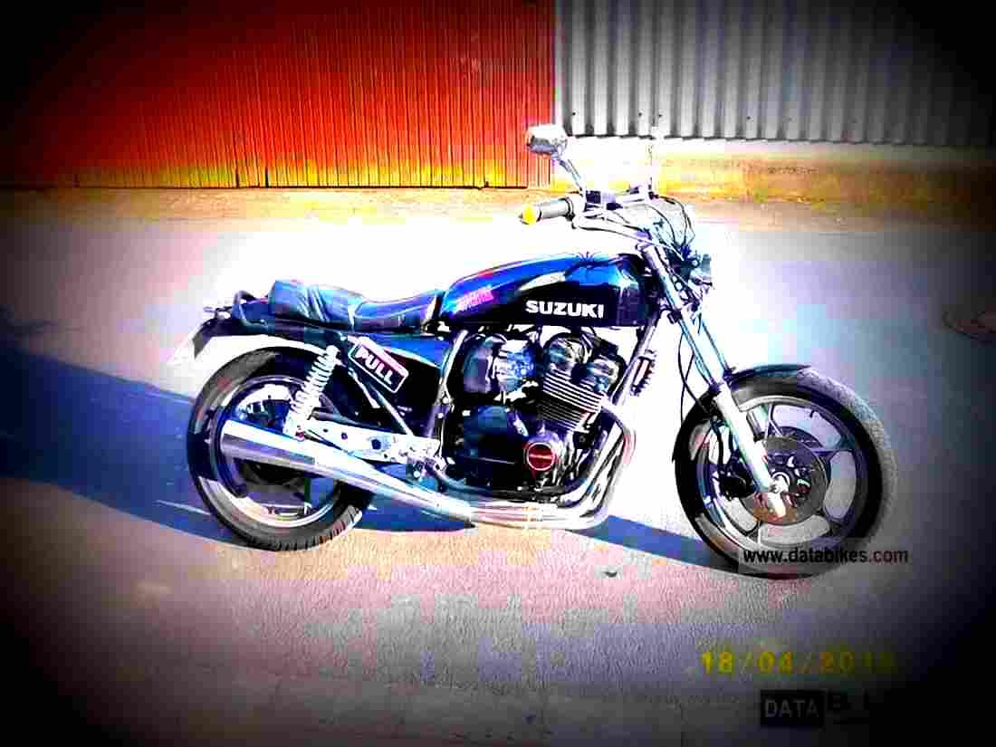 Suzuki GSX 750 E 1981 2 motorbike A4 Photo Print