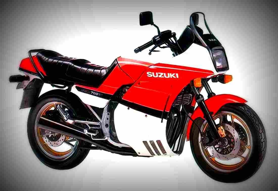 Suzuki GSX 750 EF 1986 1 motorbike A4 Photo Print