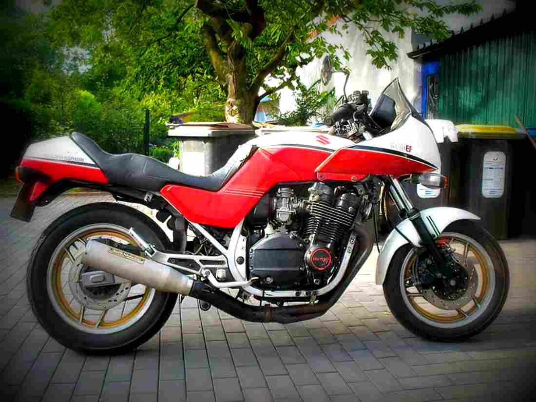 Suzuki GSX 750 EF 1987 1 motorbike A4 Photo Print