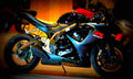 Suzuki GSX 750 F 1992 3 motorbike A4 Photo Print