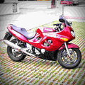 Suzuki GSX 750 F 2000 2 motorbike A4 Photo Print