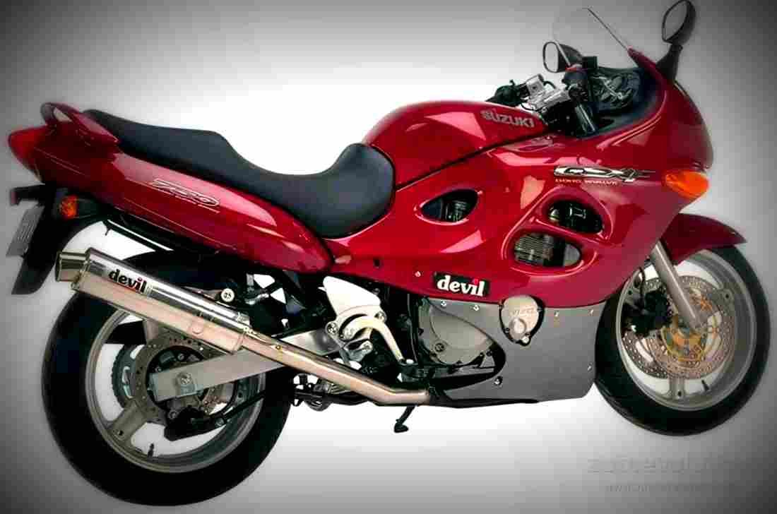 Suzuki GSX 750 F (reduced effect) 1990 6 motorbike A4 Photo Print